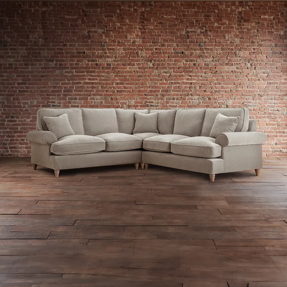 Victoria Large Corner Sofa - Cream