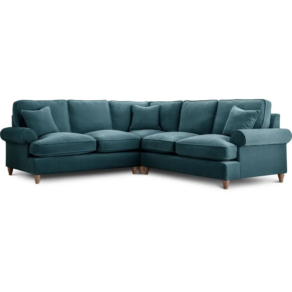 Victoria Large Corner Sofa - Green