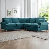 Victoria Large Corner Sofa - Green