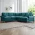 Victoria Large Corner Sofa - Green