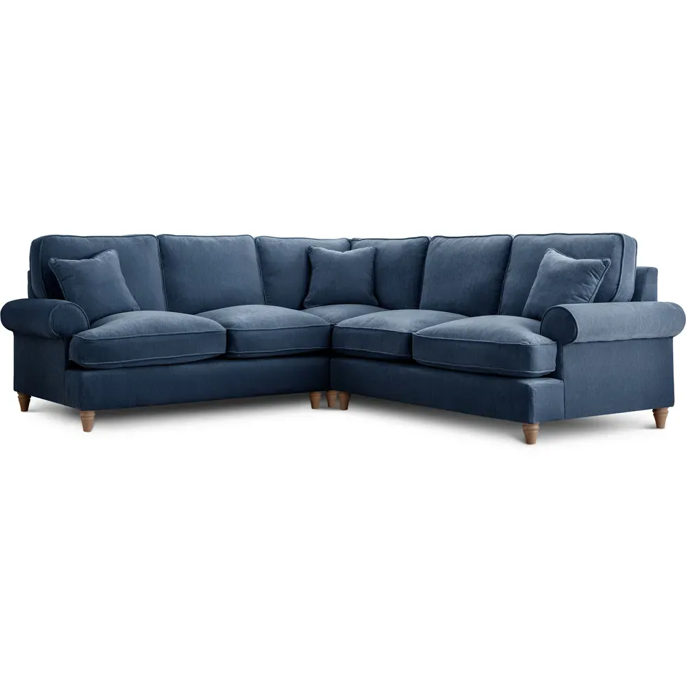 Victoria Large Corner Sofa - Navy