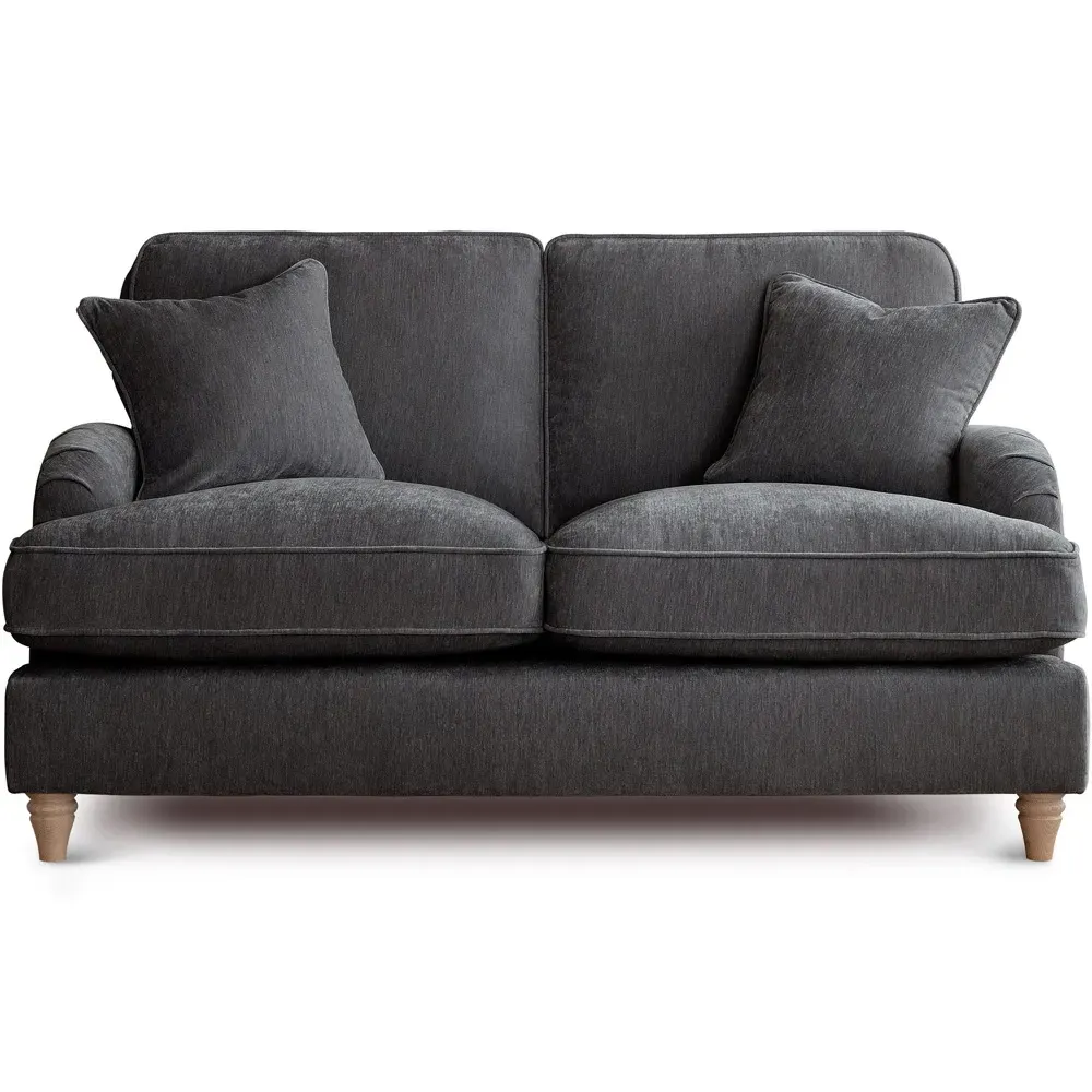 Vienna 2-Seater Sofa - Charcoal