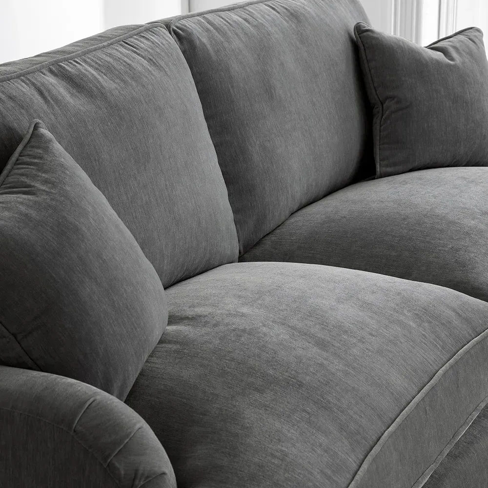 Vienna 2-Seater Sofa - Charcoal
