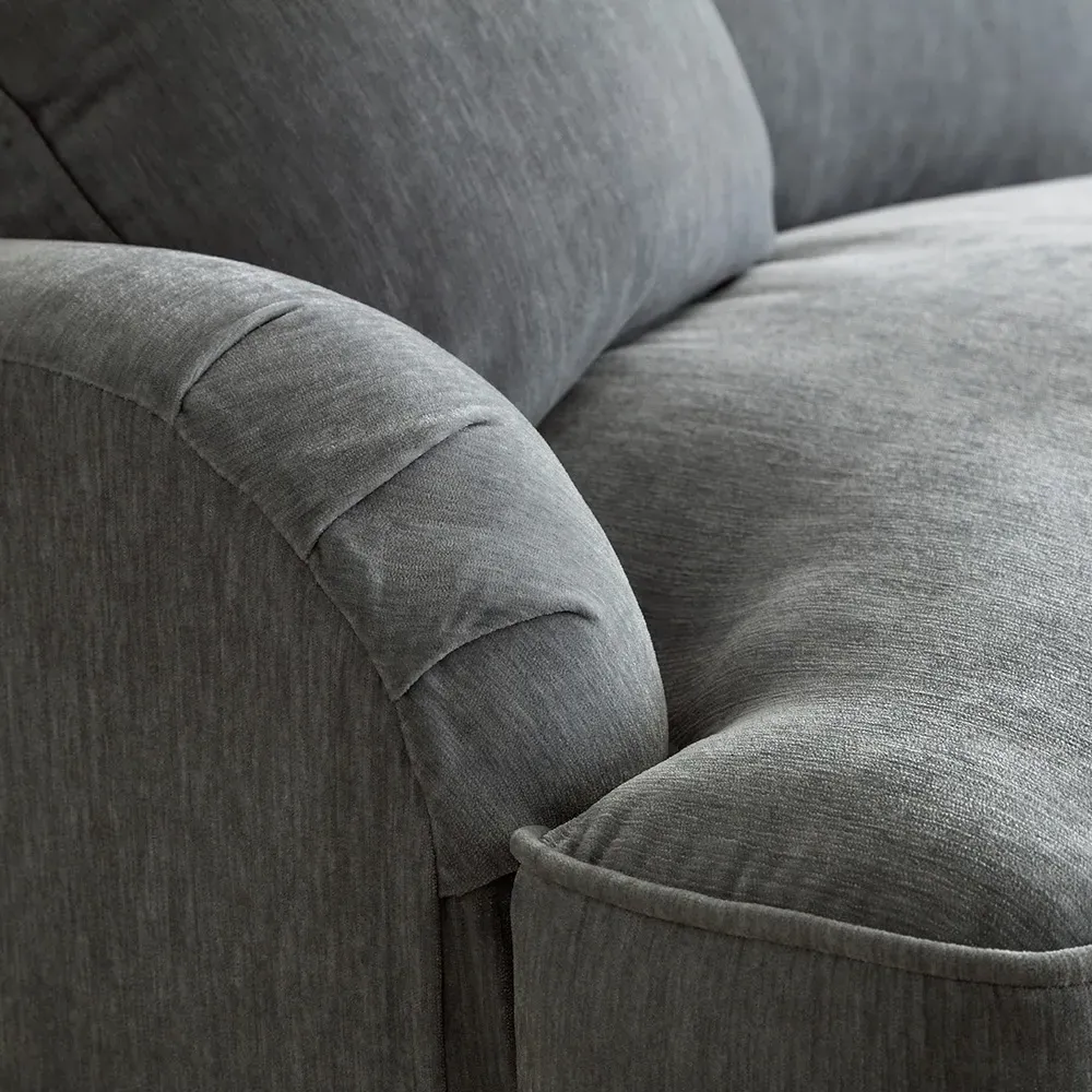 Vienna 2-Seater Sofa - Charcoal