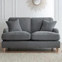Vienna 2-Seater Sofa - Charcoal