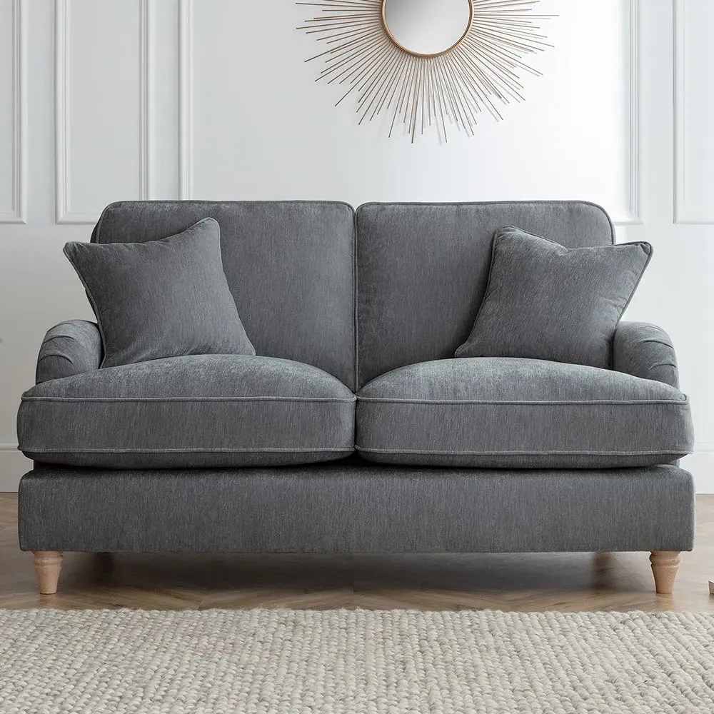 Vienna 2-Seater Sofa - Charcoal