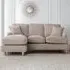 Vienna 3-Seater Right Hand Chaise Sofa - Cream