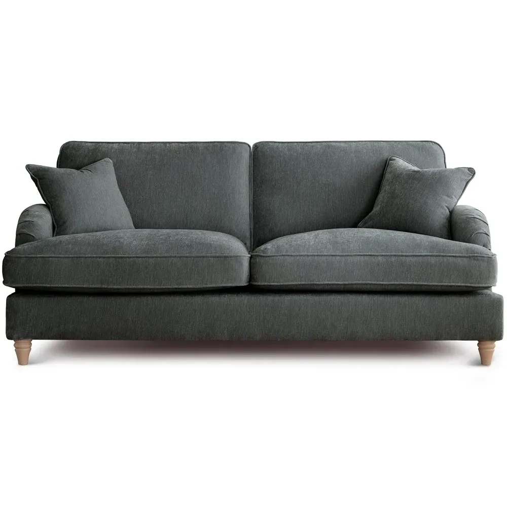 Vienna 3-Seater Sofa - Charcoal