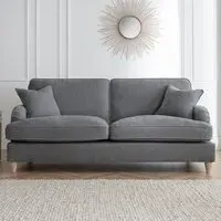 Vienna 3-Seater Sofa - Charcoal