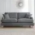 Vienna 3-Seater Sofa - Charcoal