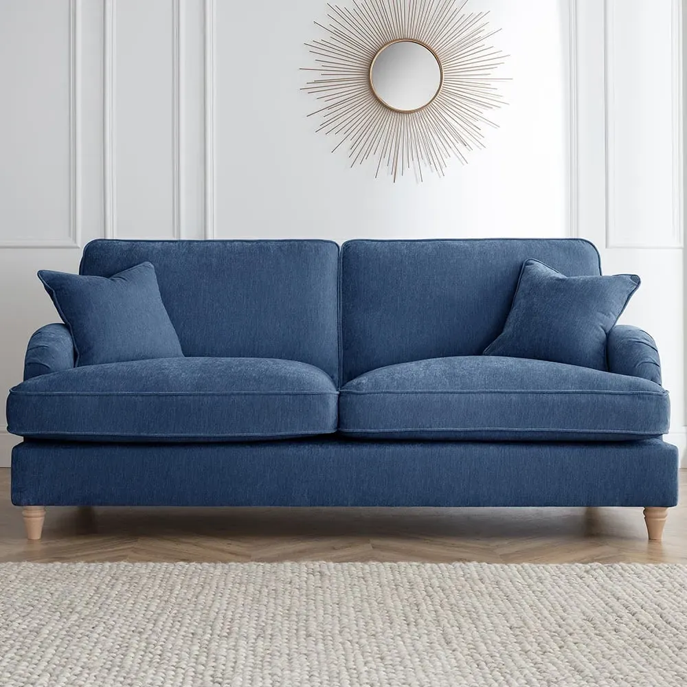 Vienna 3-Seater Sofa - Navy