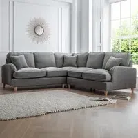 Vienna 5-Seater Corner Sofa - Charcoal
