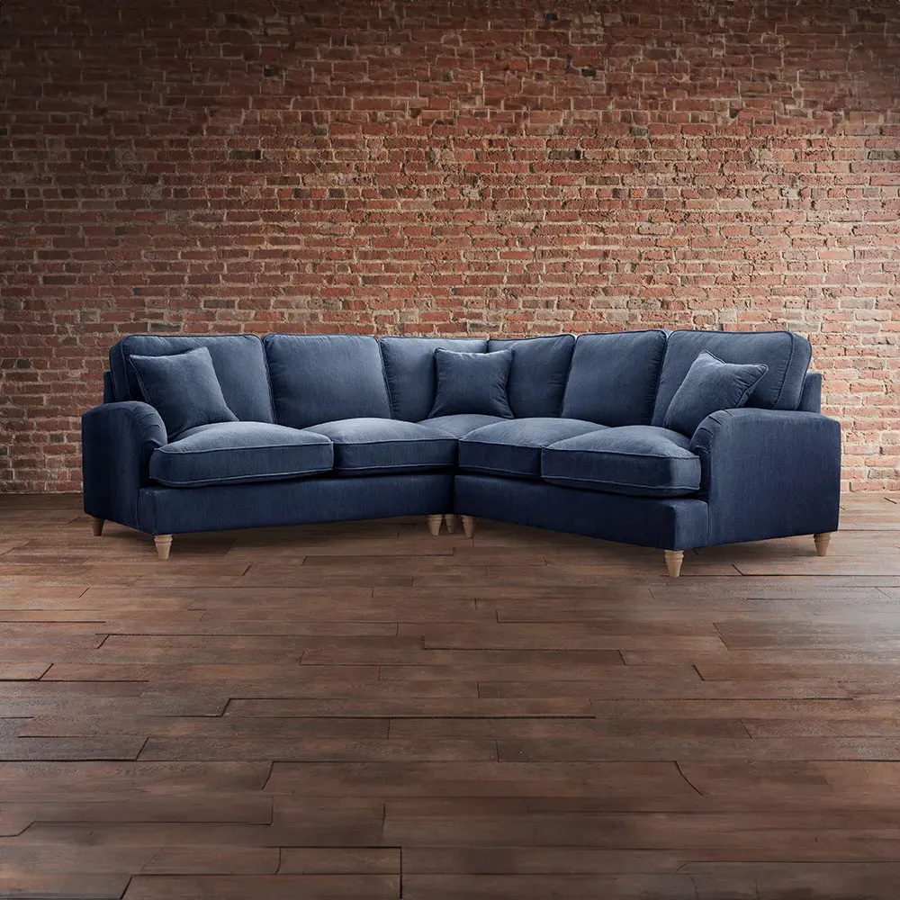 Vienna 5-Seater Corner Sofa - Navy