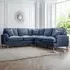 Vienna 5-Seater Corner Sofa - Navy