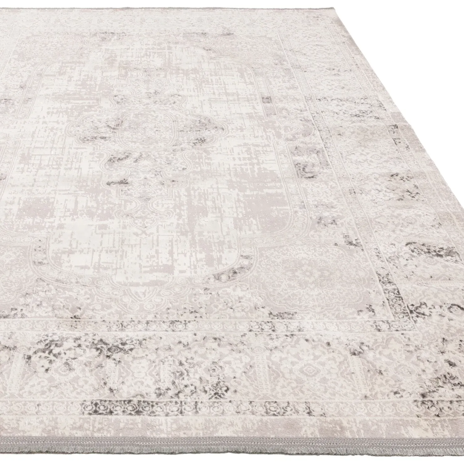 Vintage Capri Rug - Silver