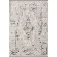 Vintage Capri Rug - Silver