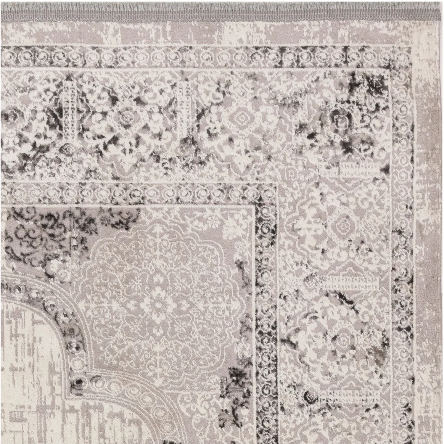 Vintage Capri Rug - Silver