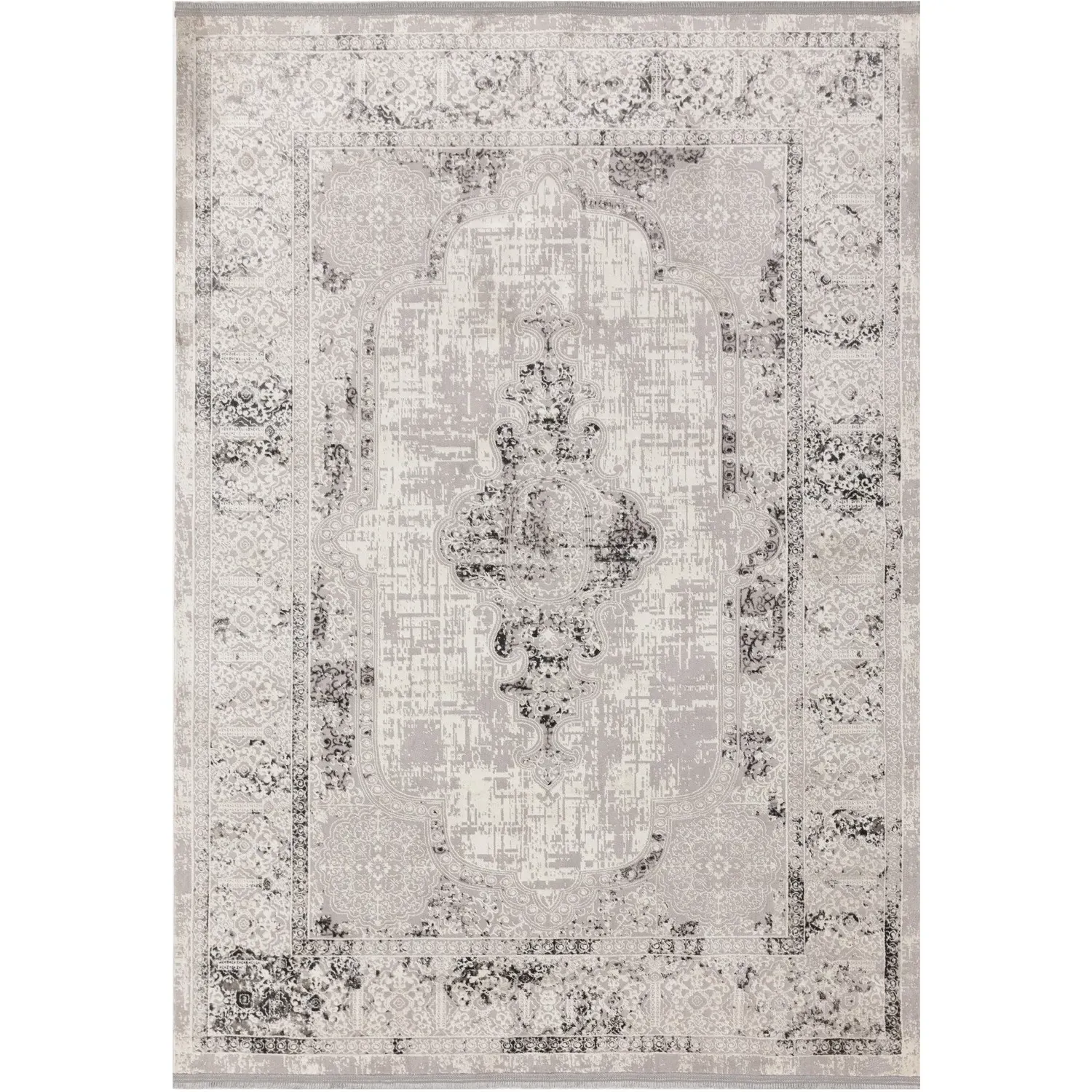 Vintage Capri Rug - Silver