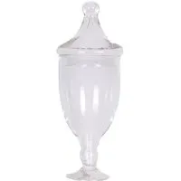 Vintage Glass Jar Ornament - Clear