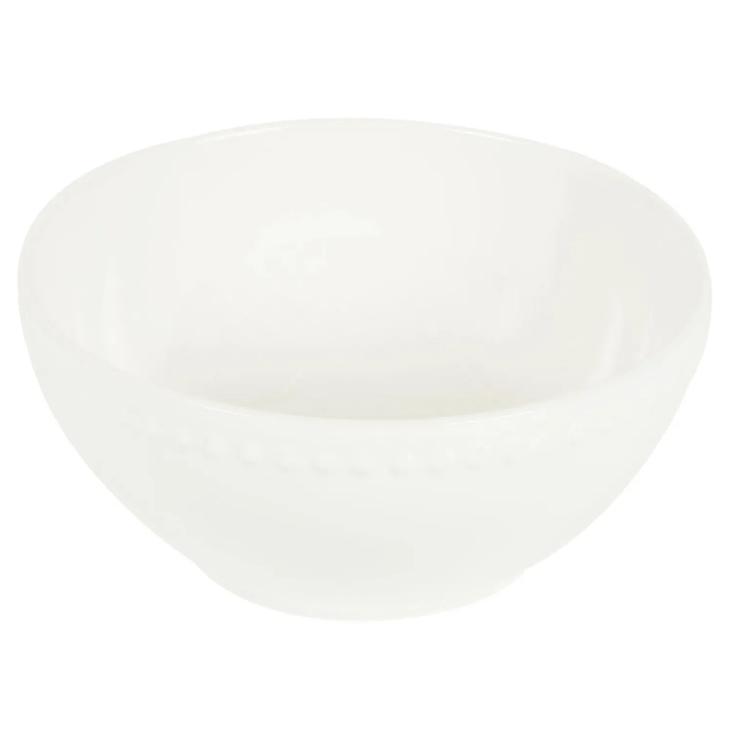 Vintage Pearl Cereal Bowl - White