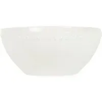 Vintage Pearl Cereal Bowl - White