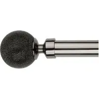 Vogue 170-300cm Extendable Curtain Pole - Pewter