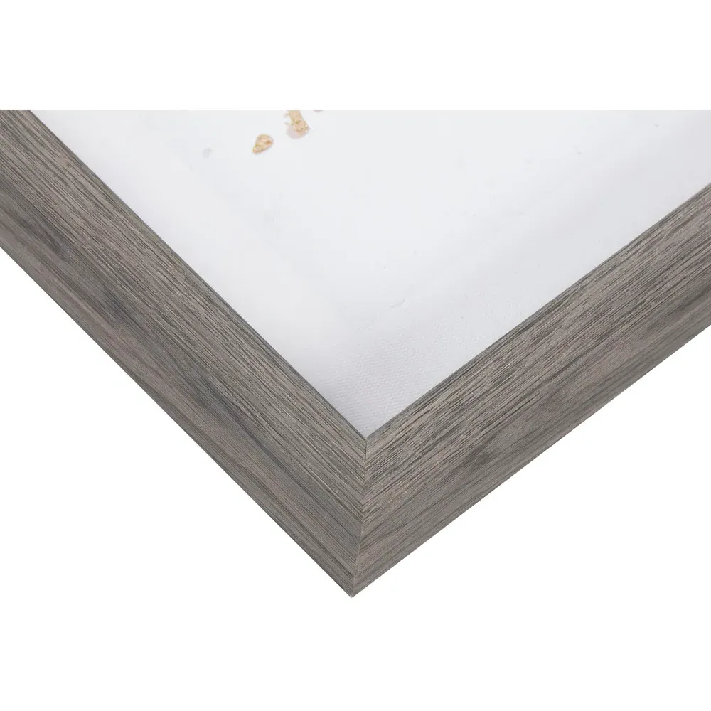 Waddling Ducks Foiled Framed Print - Natural