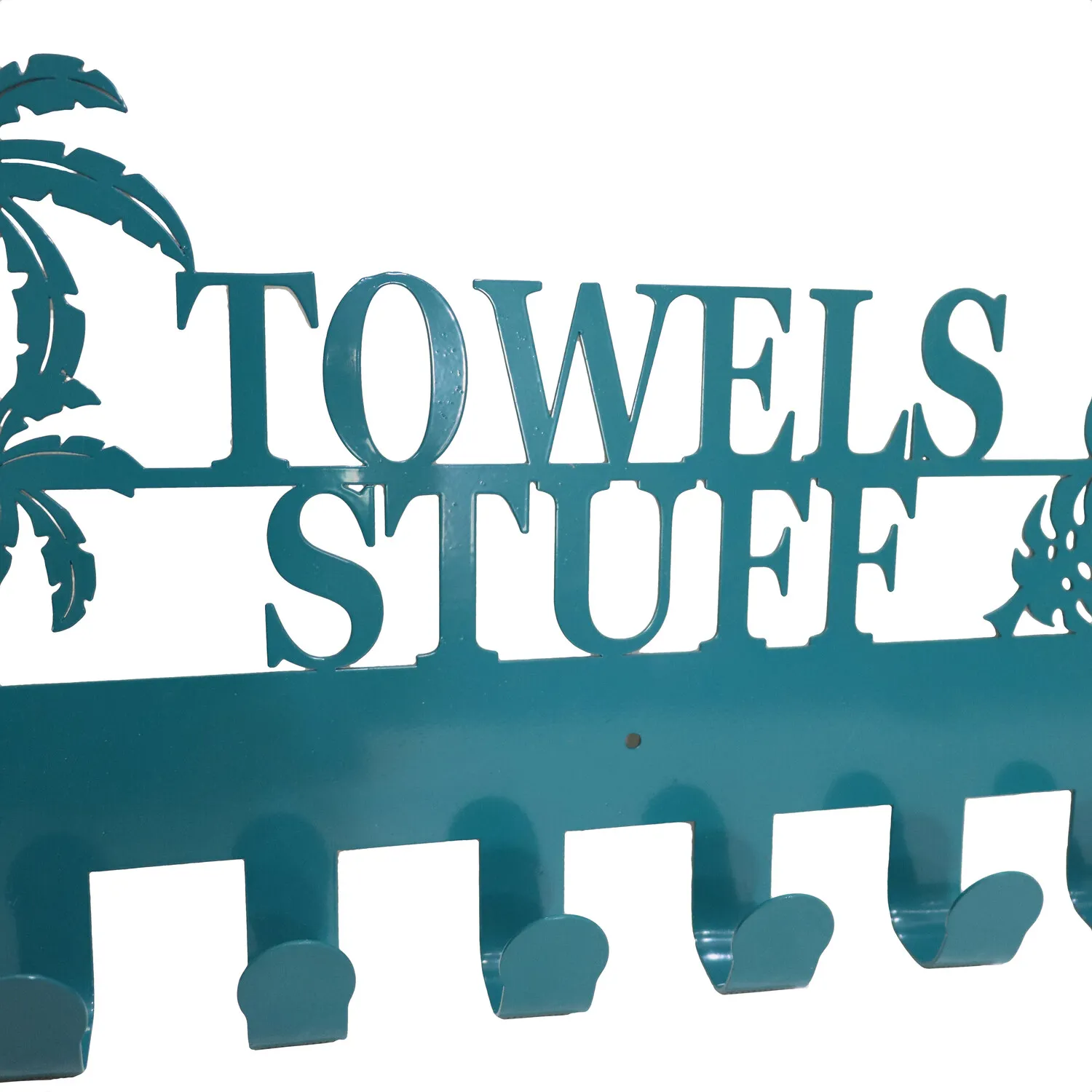 Wall Hooks with 8 Hooks - Blue