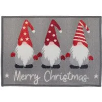 Washable Christmas Doormat with Gonks
