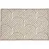 Washable Geometric Doormat - Grey, Brown