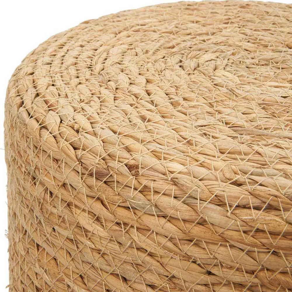 Water Hyacinth Foot Stool - Brown