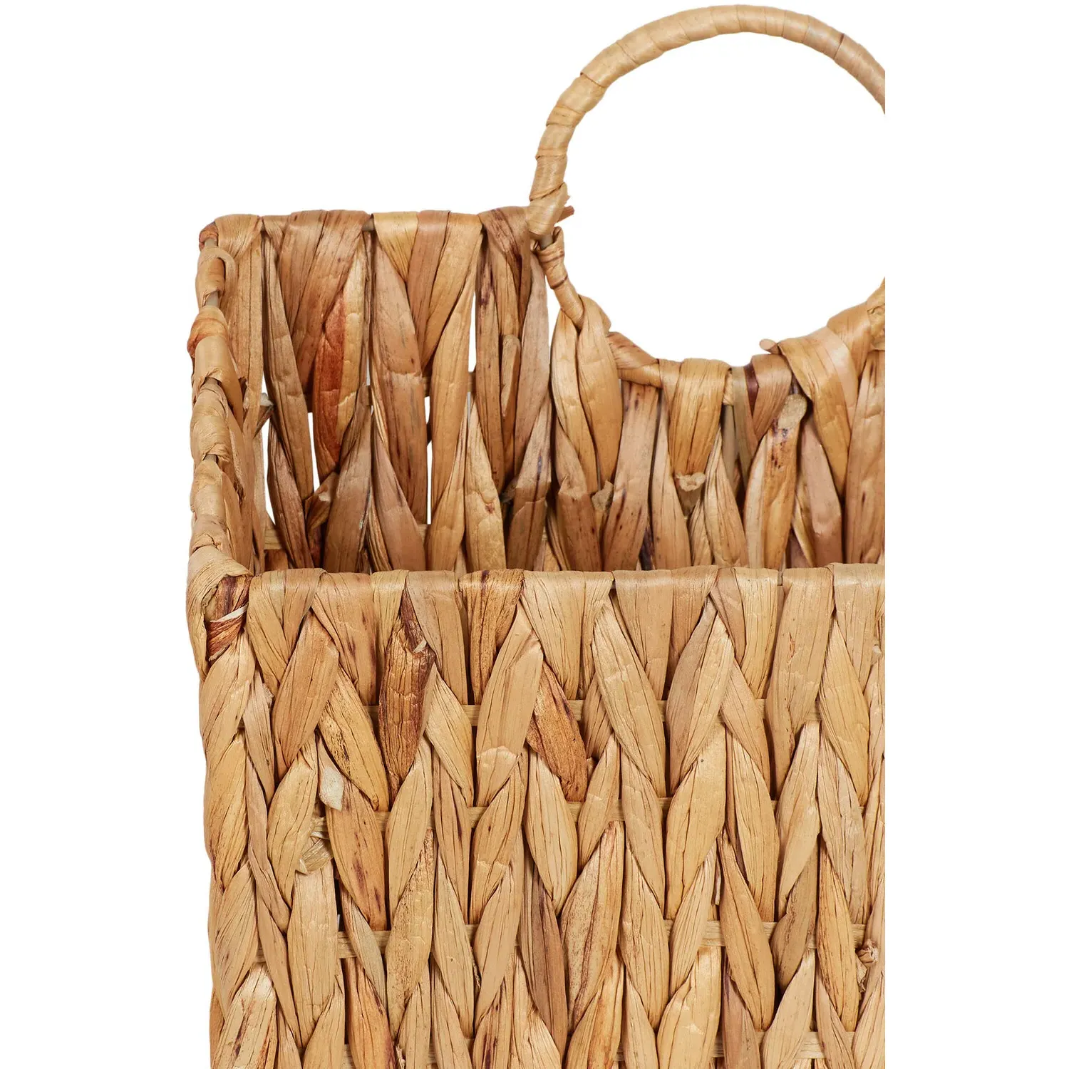 Water Hyacinth Handle Basket - Neutral