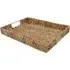 Water Hyacinth Serving Tray 2 Pack - Brown
