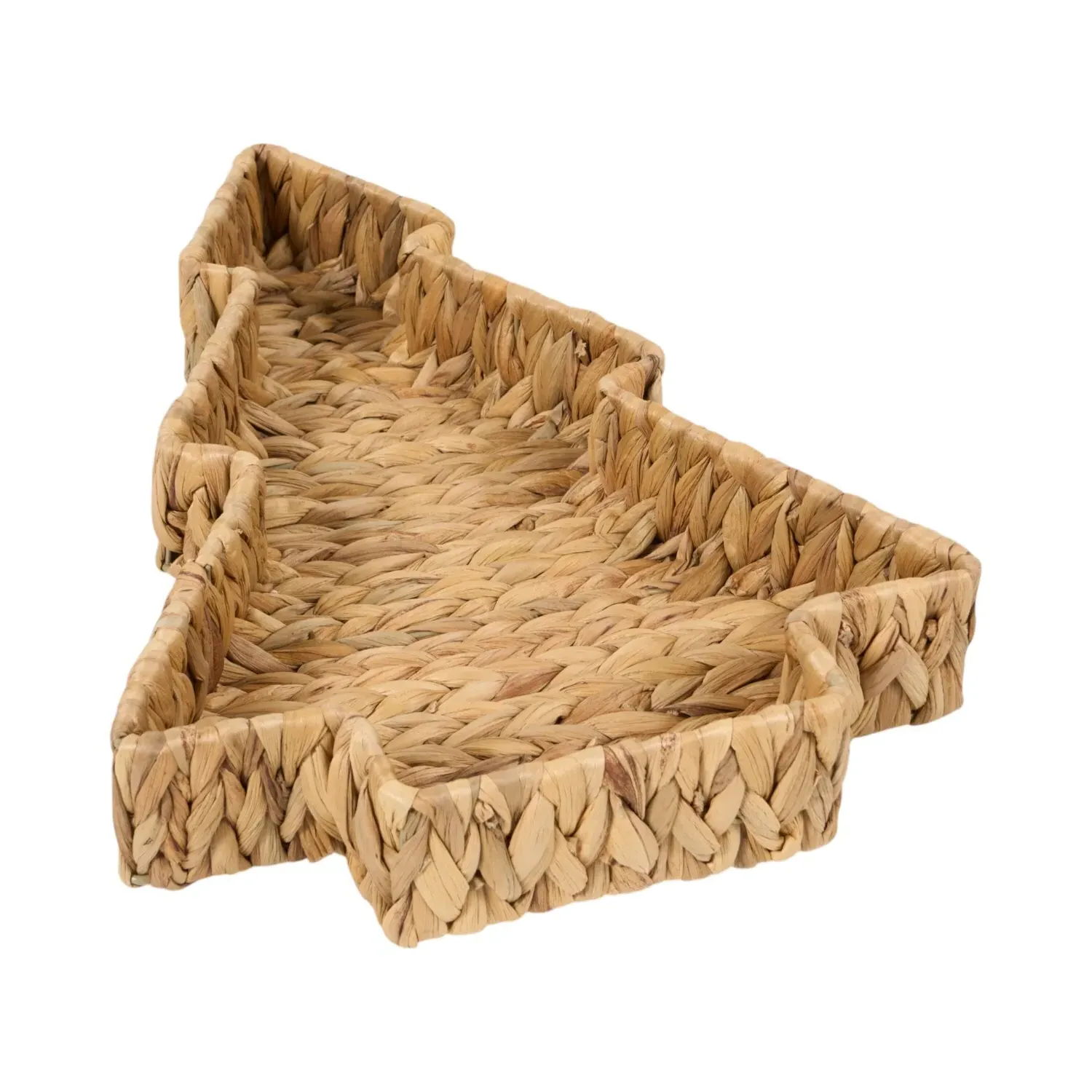 Water Hyacinth Tree Tray - Natural
