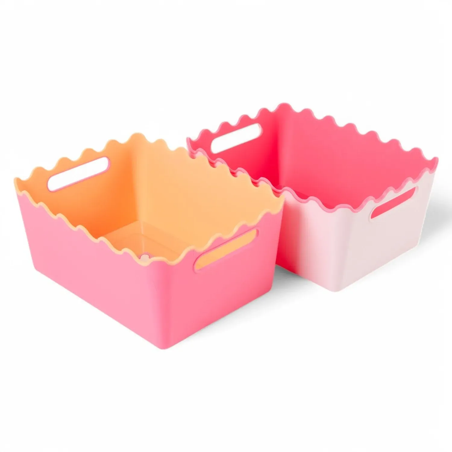 Wave Storage Basket - Pink