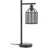 Weaved Table Lamp - Black, Metal