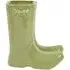 Wellington Boot Vase Ornament 22cm - Green