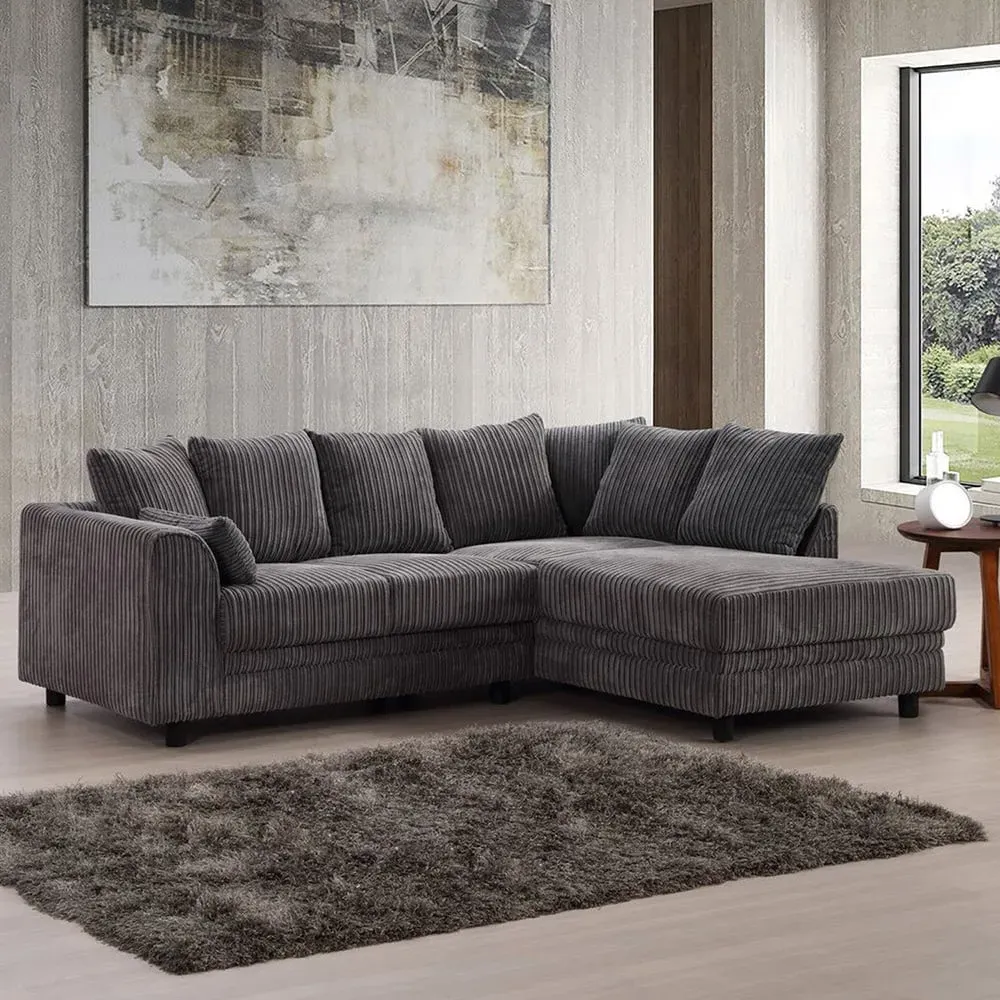 Wembury Left Hand Chaise Sofa - Grey image