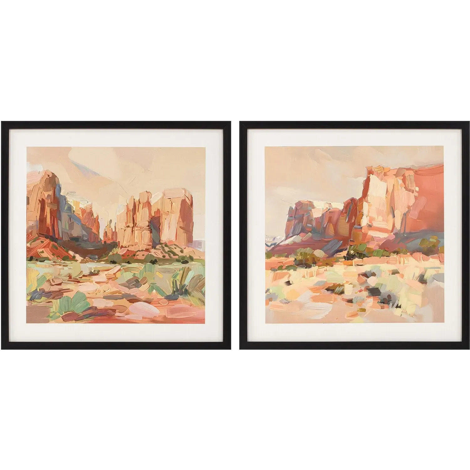 Western Dusk Hand Finished Canvas image