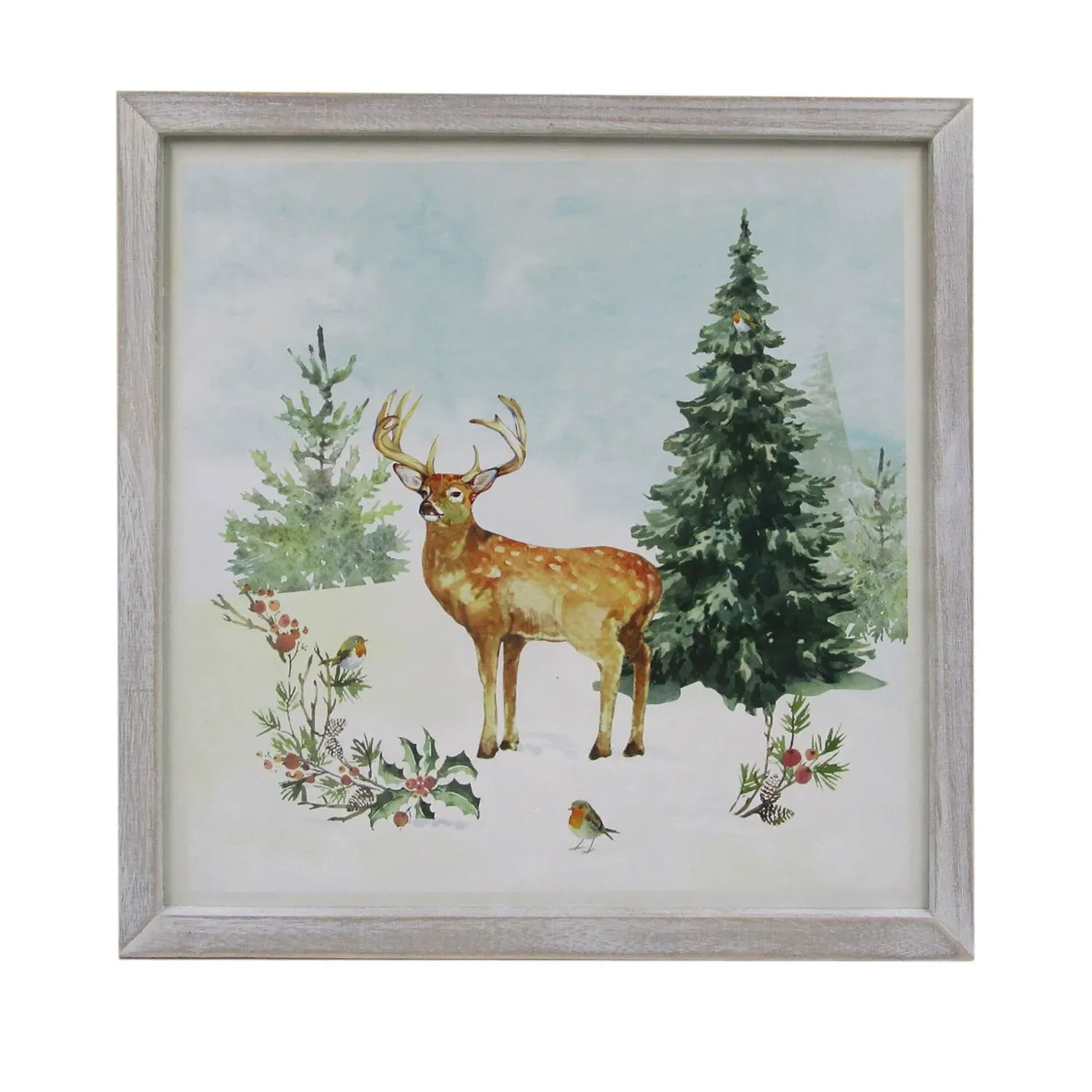 Whimsical Stag Framed Art image