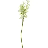 White Berry Single Stem Artificial Flower - White