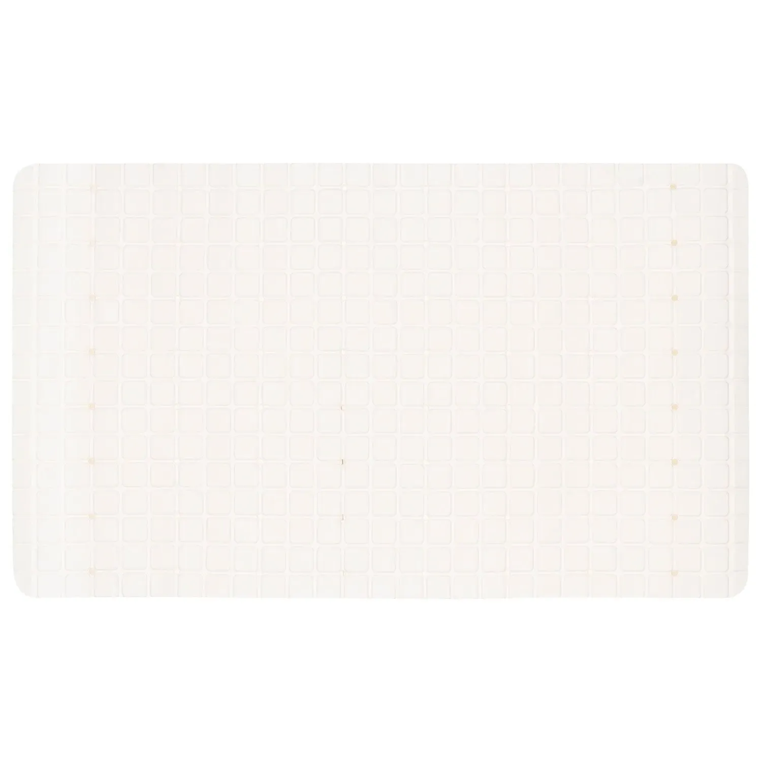 White Cube PVC Bath Mat