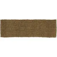 Whitefield Textured Boucle Runner - Green, Jute
