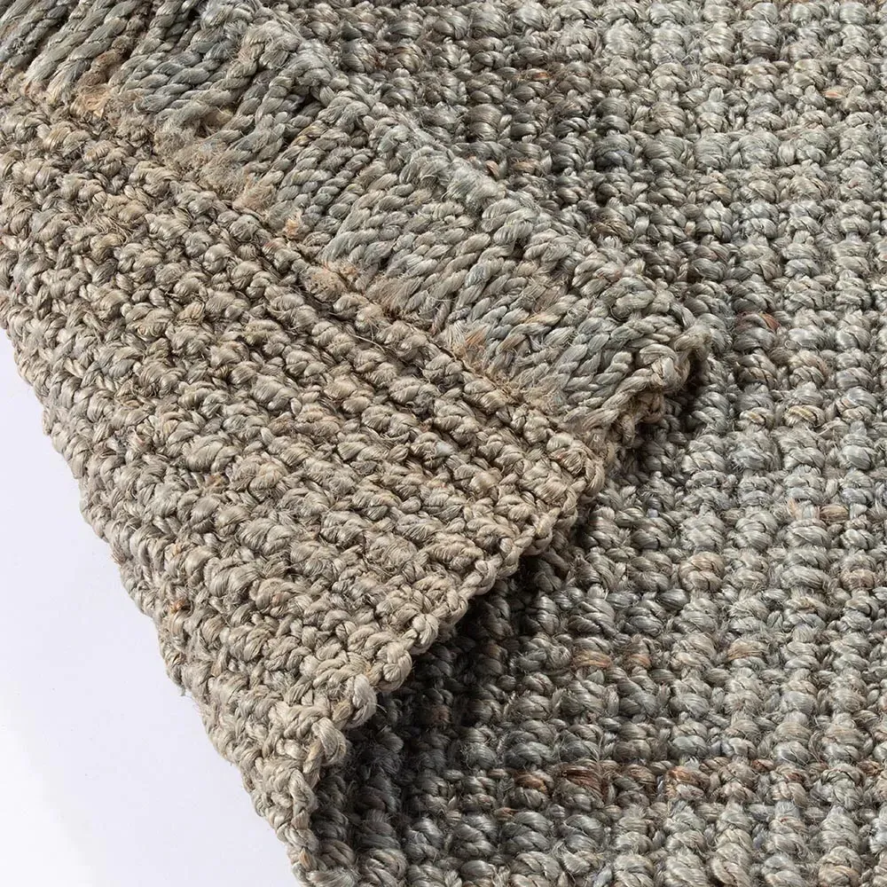 Whitefield Textured Boucle Runner - Grey, Jute