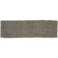 Whitefield Textured Boucle Runner - Grey, Jute