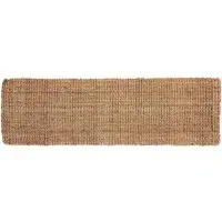 Whitefield Textured Boucle Runner - Natural, Jute