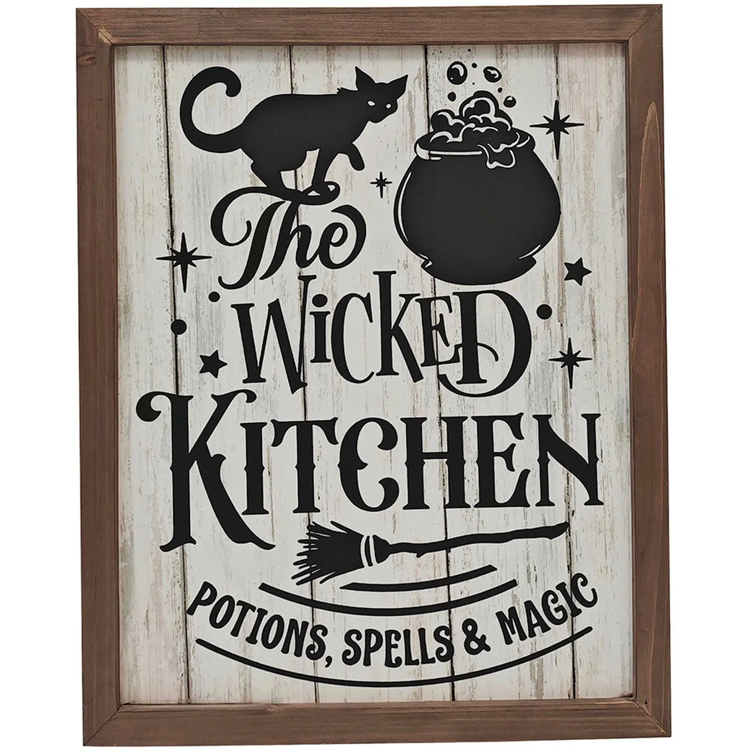 Wicked Kitchen Framed Plaque - Natural image