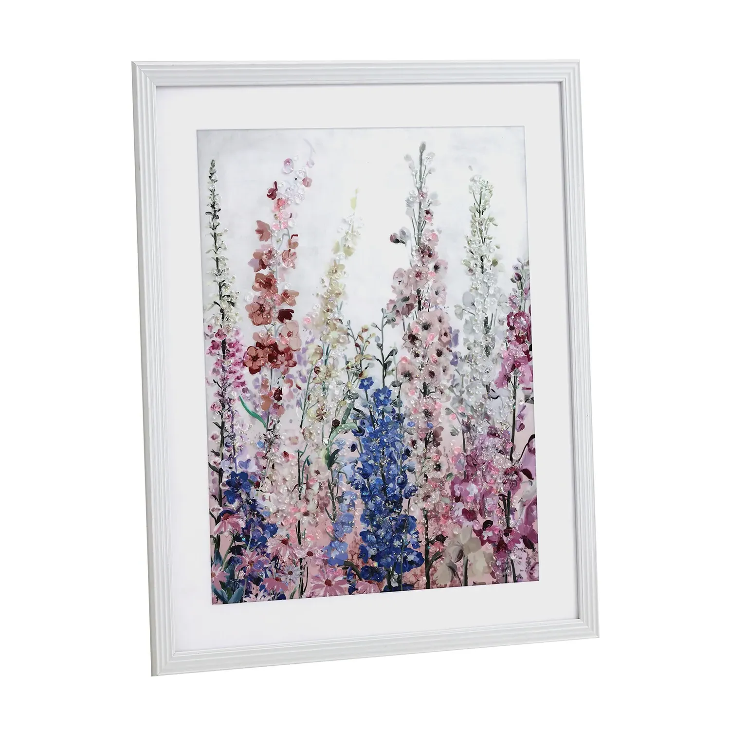 Wildflower Framed Crystal Art