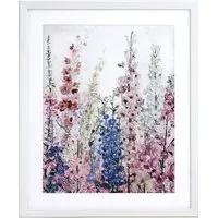 Wildflower Framed Crystal Art