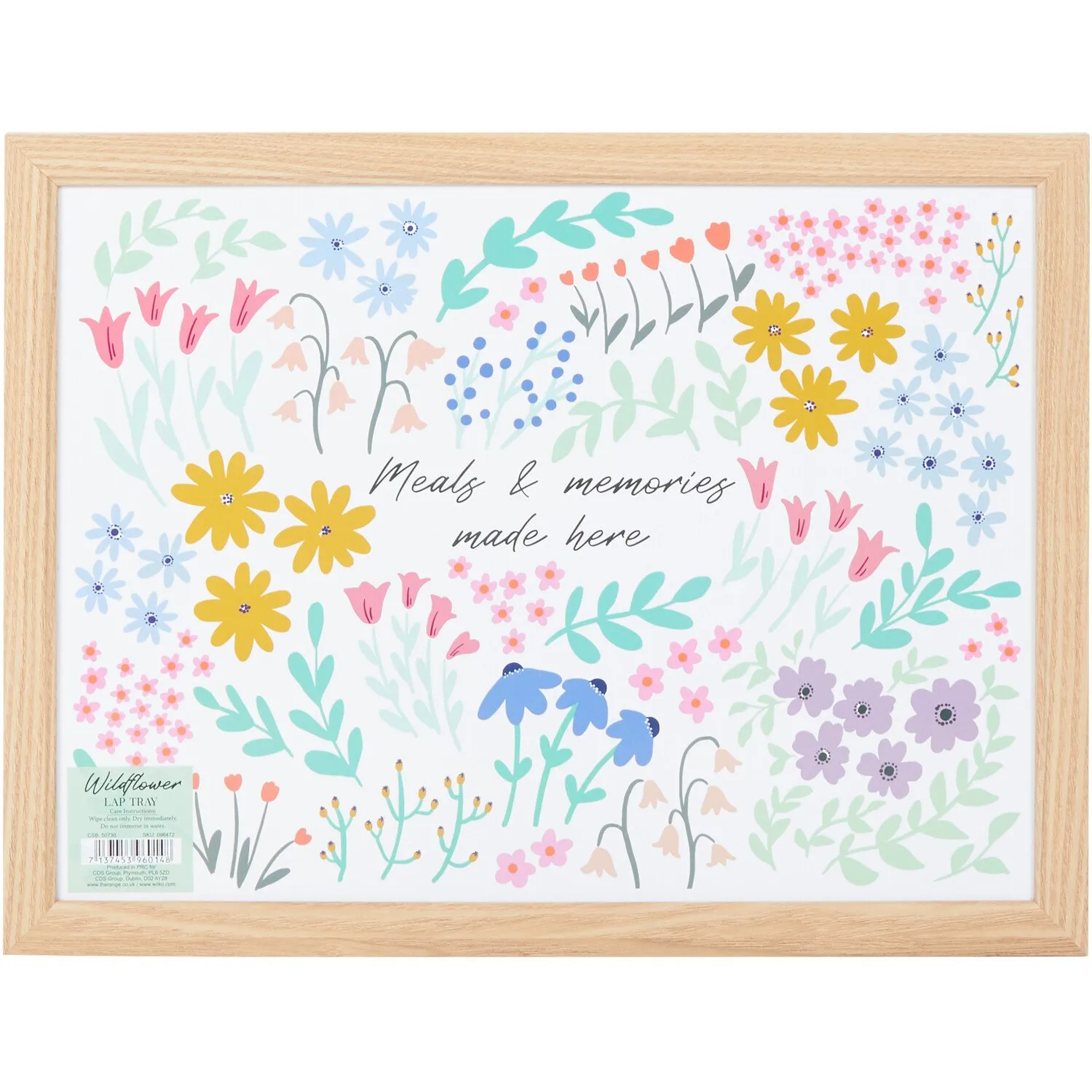Wildflower Lap Tray with Cushion - Yellow image